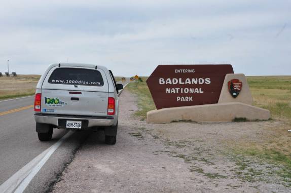 Voltando ao Badlands National Park, em South Dakota, nos Estados Unidos